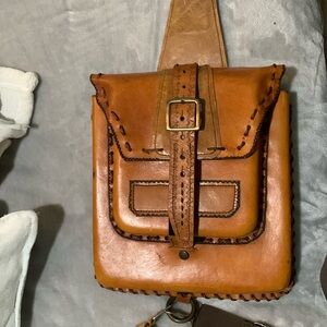 Genuine leather hard
